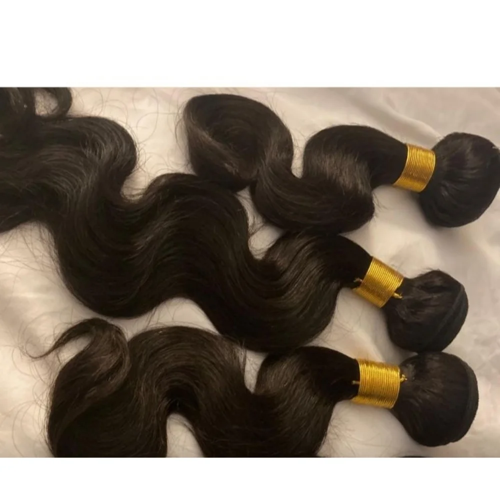 Blooming Hair Brazilian (3)Bundle \ closure
